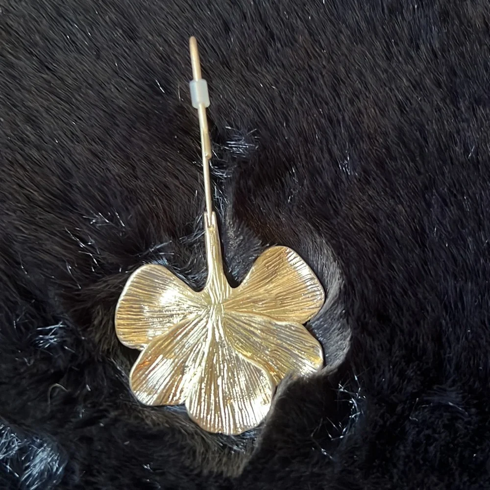 NWT The Magnolia Earrings Gold Plated Copper/Brass